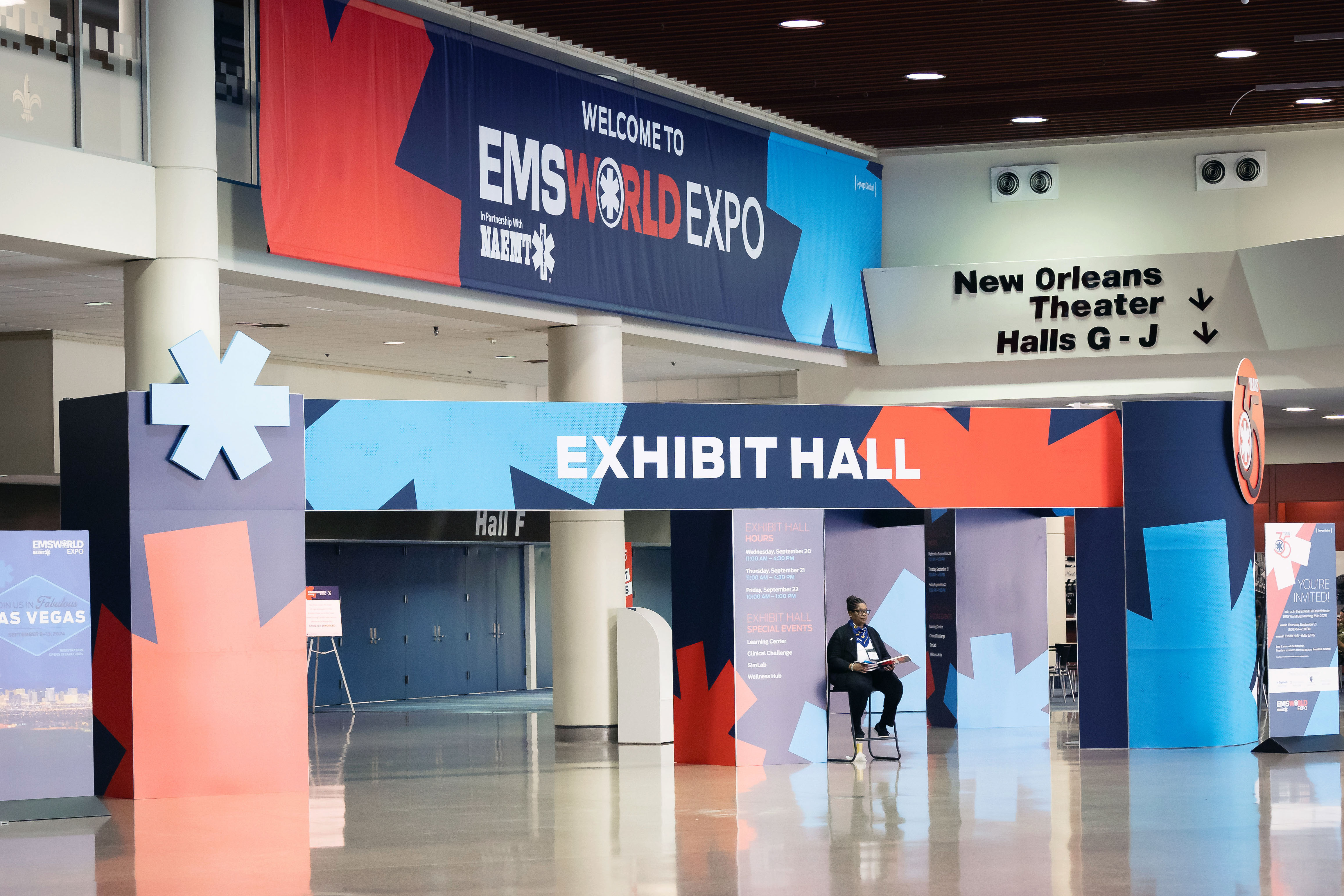 EMS World Expo exhibit hall entrance