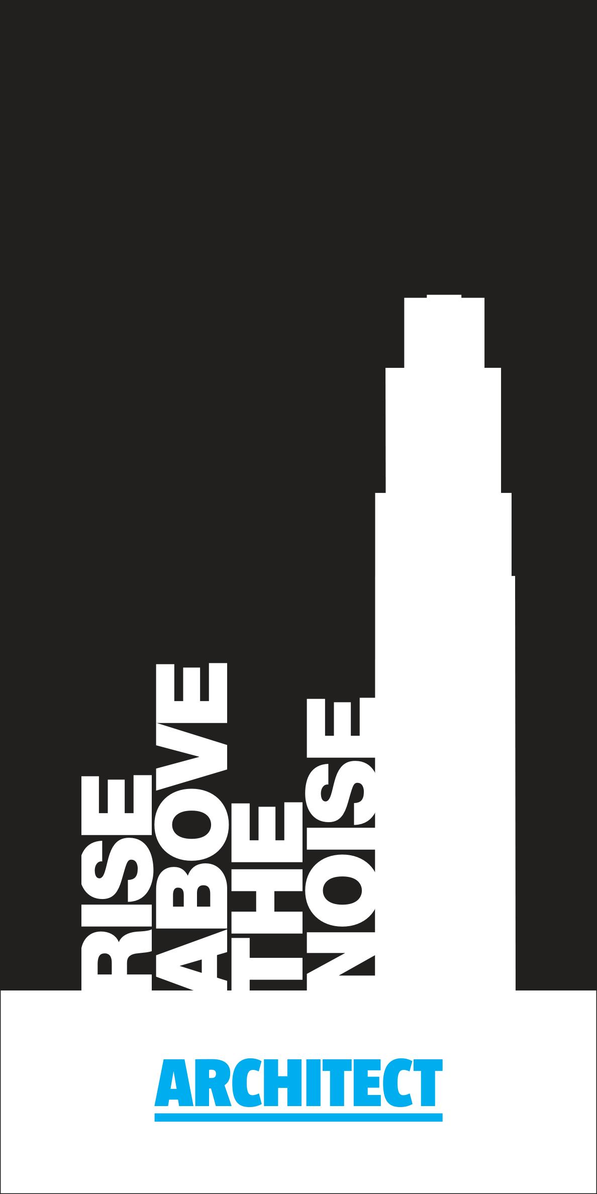 ARCHITECT Rise Above the Noise postcard