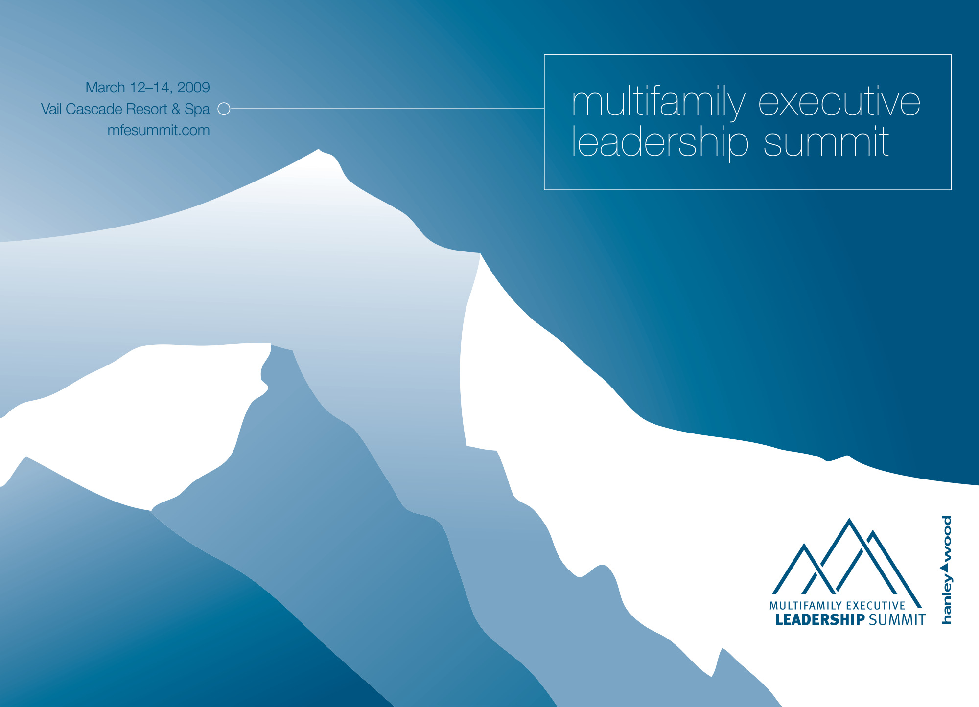MFE Leadership Summit 2009 — invitation cover